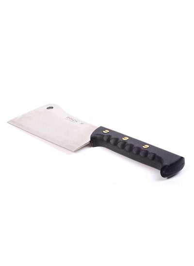 Buy Cleaver knife 20 cm silver with black handle in Saudi Arabia