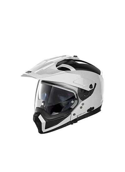 اشتري Nolan N70-2X Classis N-Com 005 Convertible Motorcycle Metal Helmet White في الامارات