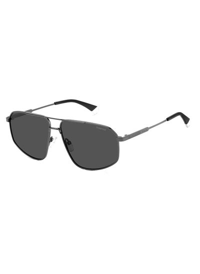 اشتري Men Aviator Sunglasses PLD 4118/S/X  DK RUTHEN 59 في الامارات