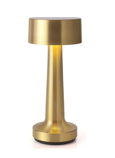 Buy Portable LED Table Lamp with Touch Sensor, 3-Levels Brightness, Rechargeable Battery Up to 48 Hours Usage, Night Light for Kids Nursery, Nightstand Lamp, Bedside Lamp (Gold) in UAE