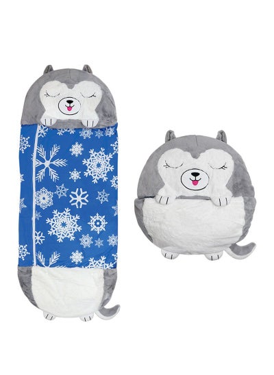 Buy Children's sleeping bag Cartoon animal sleeping bag Children's quilted anti-kick sleeping bag Storage children's sleeping bag in Saudi Arabia