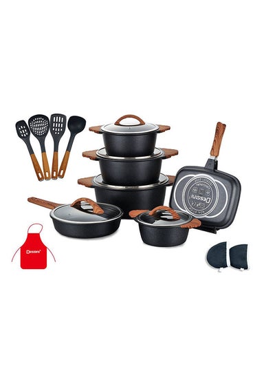 اشتري 19Pcs Granite Cookware Set 2060 في الامارات