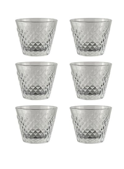 Buy Set of 6 Saudi coffee cups transparent glass in Saudi Arabia