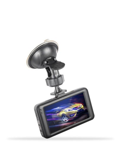 Buy 3 Inch Dashcam HD 1080P Front And Rear Dual Recording With Reversing Image in Saudi Arabia