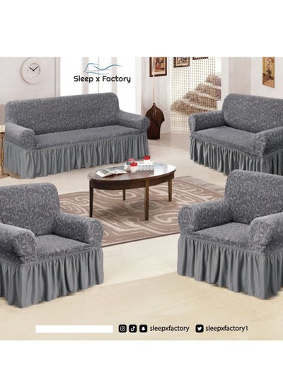 Buy 4-Piece Sofa Cover in Saudi Arabia