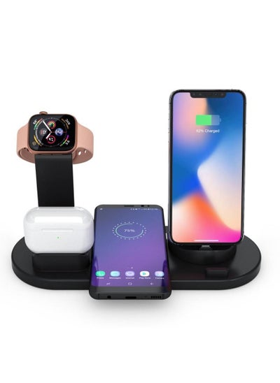 اشتري Professional Fast Wireless Charger for Apple iPhone/Android/Smartwatch and Air Pods في الامارات