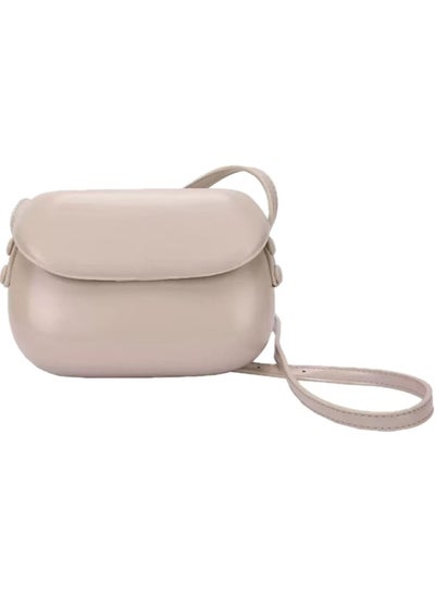 Buy Retro Fashion White Saddle Small Bag , Classic and Versatile in UAE