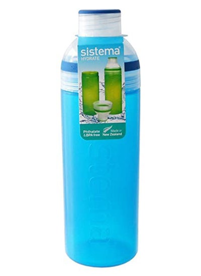 اشتري Sistema 700ml Trio Bottle Sky Blue في الامارات