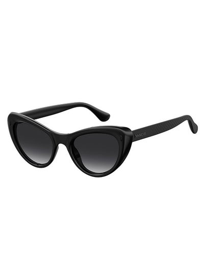 اشتري Women's UV Protection Cat Eye Sunglasses - Conchas Black 50 - Lens Size 50 Mm في السعودية