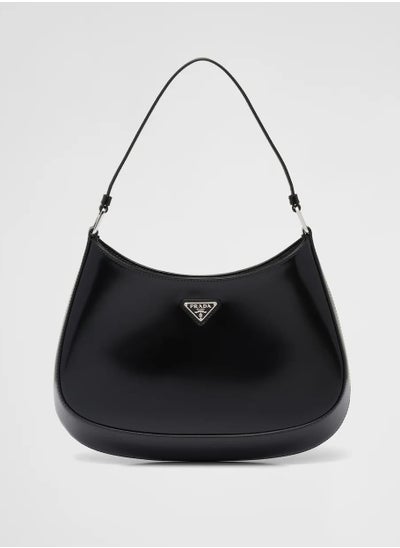 Buy Cleo glossy leather shoulder bag in Saudi Arabia