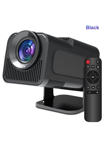 Buy 4K Native 1080P Android 11 Projector 390ANSI HY320 Dual Wifi6 BT5.0 Cinema Outdoor Portable Projetor Upgrated HY300 in Saudi Arabia