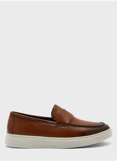 Buy Faux Leather Casual Slip Ons in UAE