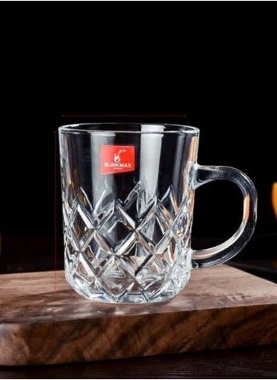 Buy Set of 6 clear glass tea cups in Saudi Arabia