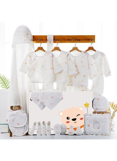 Buy 22 Pieces Premium Cotton Baby Clothes Accessories Set Fits Newborn To 3 Months in Saudi Arabia