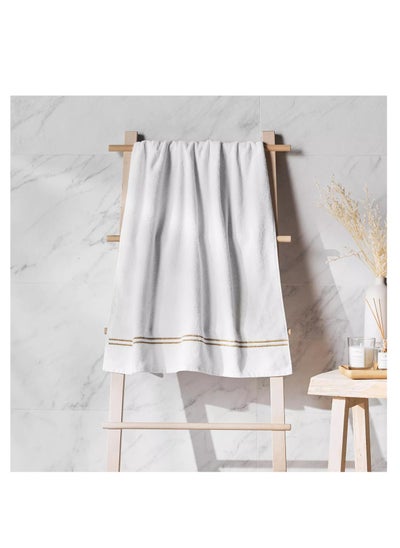 Buy ARIIKA Plaza White Bath Towel - Soft, Absorbent, Luxury, Durable, Quick-Drying in UAE