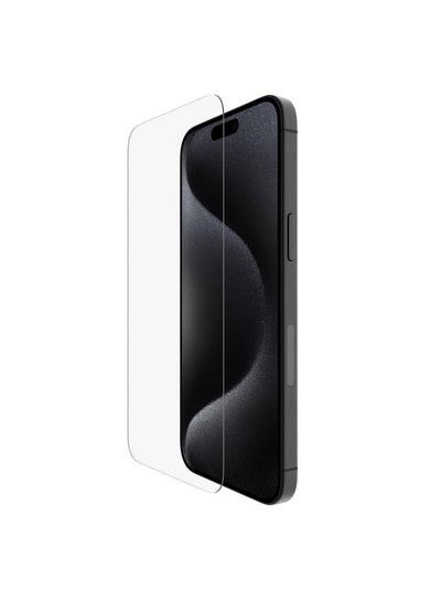 Buy Pack Of 2 Screen Protector Tempered Glass for iPhone 15 Pro Max in UAE