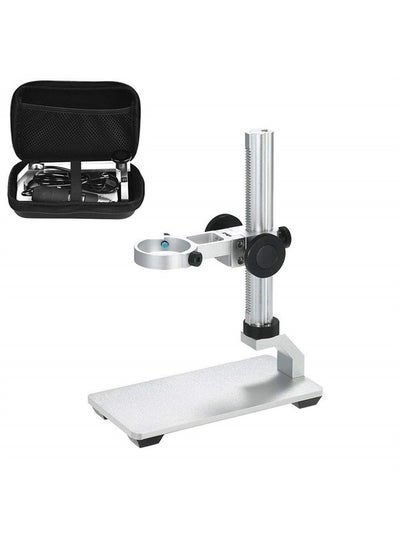 اشتري Aluminium Alloy Universal Adjustable Professional Base Stand Holder Desktop Support Bracket with Portable Carrying Case for USB Digital Microscope Endoscope Magnifier Camera في الامارات