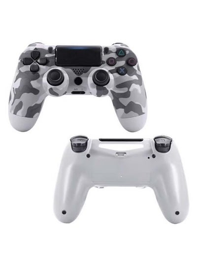 Buy Wireless Game Controller With Rechargeable Battery Compatible with PS4/Slim/Pro Console Grey in UAE