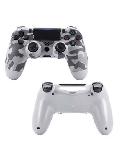 Buy Wireless Game Controller With Rechargeable Battery Compatible with PS4/Slim/Pro Console Grey in UAE