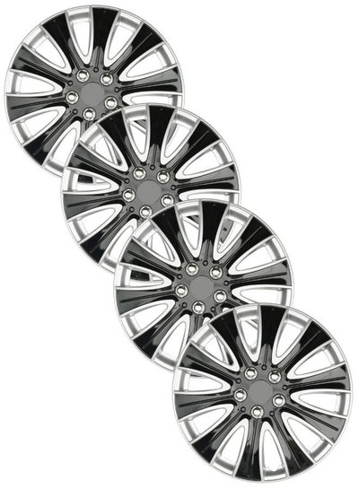 Buy 4 Pieces EMTC Taiwan Wheel Cover EM-3140 14" Chrome Black in UAE