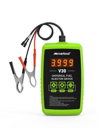 Buy MRCARTOOL V30 Car Fuel Injector Tester Cleaner 6 Pulse Modes DIY Cleaning Tool Kit 12V Fuel Injector Flush Cleaner Adapter in Saudi Arabia