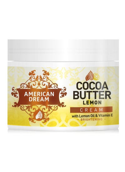 Buy Cocoa Butter Lemon Brightening Cream Infused with Lemon Oil & Vitamin E 500ml in UAE