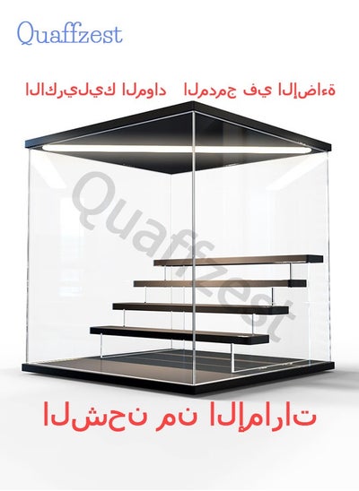 Buy 5 Layers Of Acrylic Display Box With Lights in UAE