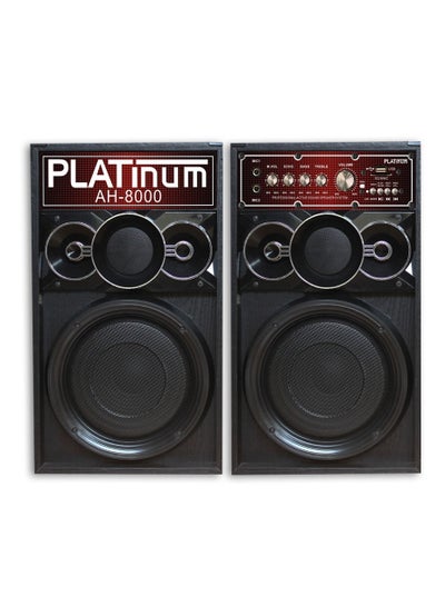 Buy Platinum Subwoofer with Bluetooth - Memory Card port - USB port And Remote Model AH-8000 in Egypt