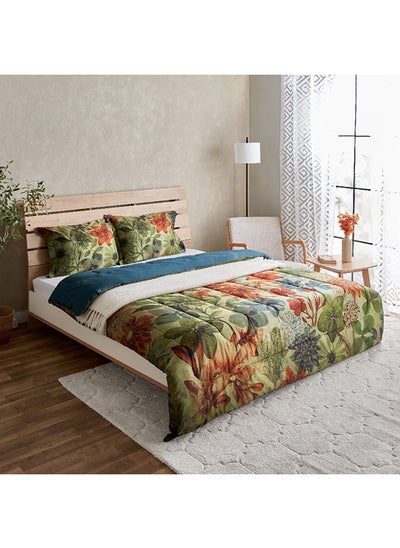 اشتري Grand Affordables MaBelle Maison Cotton 3-Piece Twin Comforter Set 220 x 160 cm في الامارات