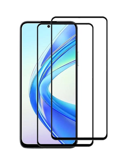 اشتري 2 Pack Tempered Glass Screen Protector For HONOR X7b 4G with Comfortable Touch Feeling,Easy Clean Install, Anti-scratch Anti-drop Anti-fingerprint Phone Display Cover Accessory في الامارات