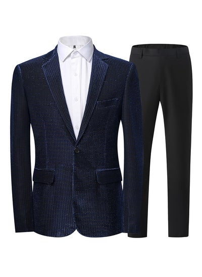 Buy New Slim Fit Suit Two-Piece Set in Saudi Arabia