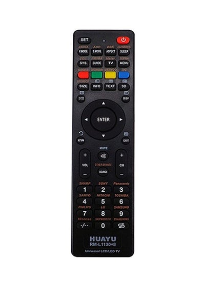 Buy Universal Remote Control For All Lcd Led Tv Black in UAE