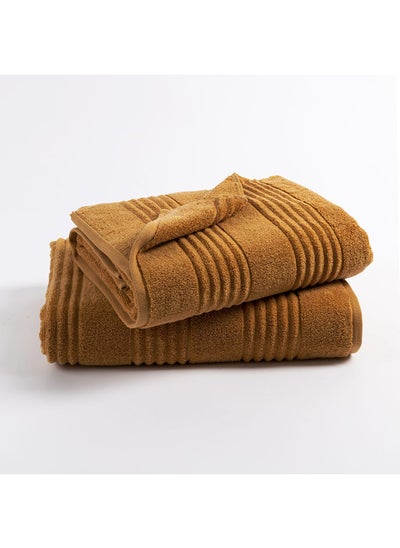 Buy Serenity Bath Towel, Pale Gold - 500 GSM, 137x76 cm in UAE