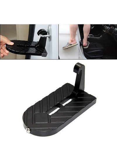 Buy Car Doorstep Foot Pegs Folding Ladder U Shaped Hook Pedal Easy Access to Rooftop with Safety Hammer Function Car Accessories for SUV Off-Road Vehicle in UAE