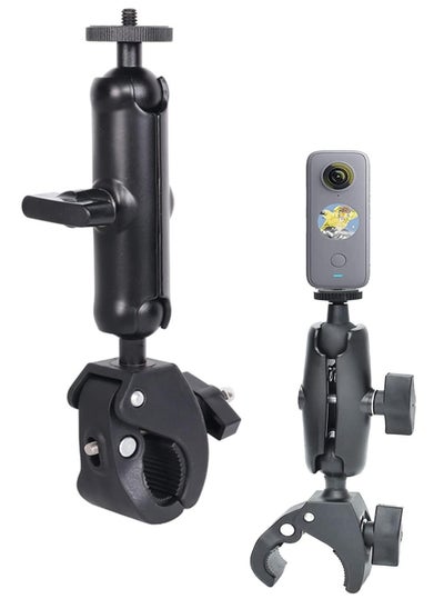 Buy Motorcycle Mount For Action Cameras Such As The Insta360 GoPro Hero Double Ball Handlebar Mount for Action Camera in UAE