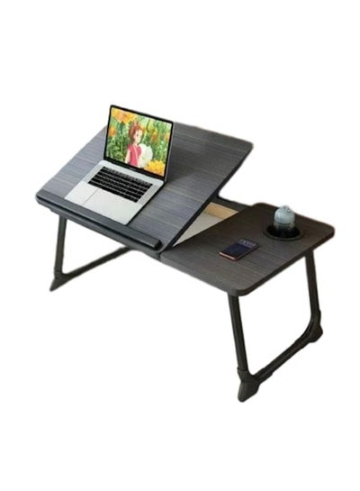 Buy Adjustable Wood Laptop Desk Study and Reading Companion in UAE