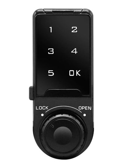 Buy Combination Lock for Smart Home Electronic Password Drawer Lock, Shoe Cabinet Desk File Locker Door Lock, Smart Digital Keyboard, Knob Turning Tongue, Multi-layer Password, False Password in Saudi Arabia