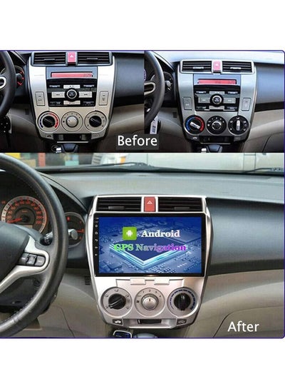 Buy Android Screen for Honda City 2008-2014 Quad Core 2GB Ram 32 GB Rom Support Apple Car Play - Android Auto Wireless in UAE