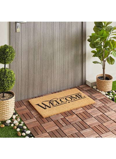 Buy Welcome Printed Coir Doormat 45 x 75 cm in UAE