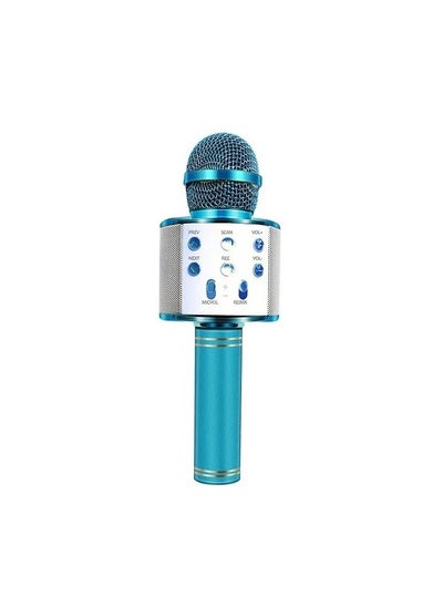 Buy Bluetooth Wireless Microphone Handheld Karaoke Mic Usb Mini Home Ktv For Music Playing Singing Speaker Player in Saudi Arabia