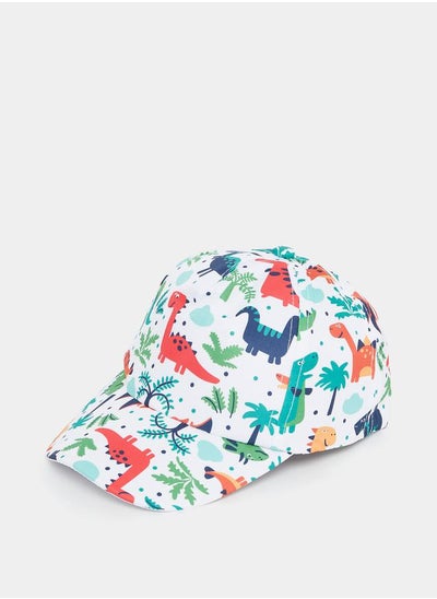 Buy All Over Cartoon Print Cap in Saudi Arabia