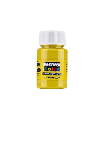 اشتري Nova NC-169 Acrylic Paint Yellow 30ml في مصر