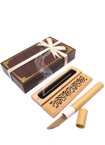 اشتري Oud Bakhoor Incense Burner with Cambodian Incense 20 Sticks 10.5 cm Corporate Promotional Gift – A19 في الامارات