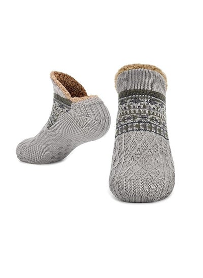 Buy Fluffy Fleece Slipper Socks, Non-Slip Warm Winter Socks Cute Fleece, for Unisex in Home in Saudi Arabia