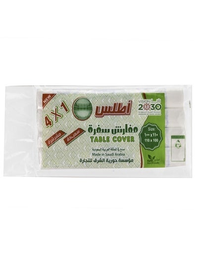 Buy Thick plastic tablecloths disposable 1x4 in Saudi Arabia