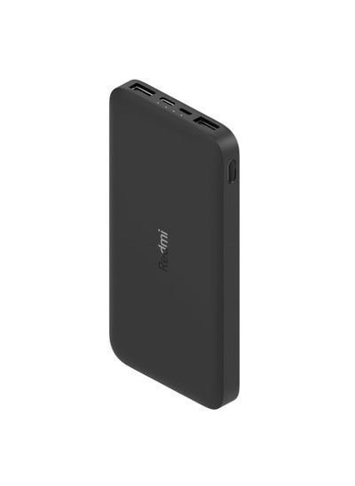 Buy Redmi 10000mAh Power Bank Black | Fast Charging Dual Output Portable Charger for All Devices in UAE