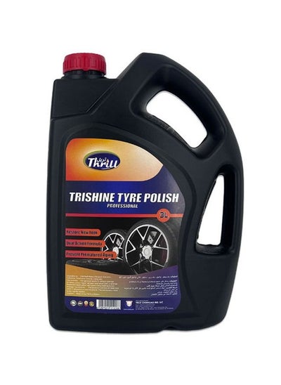 Buy Trishine Professional Tyre Polish 3L in UAE