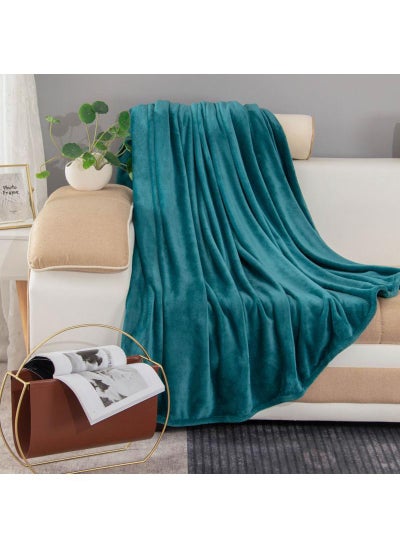 Buy 80 x 90inch Flannel Double Layer Sofa Cover Blanket in UAE