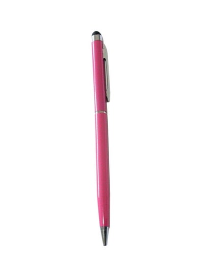 Buy Aluminum 2-In-1 Ball Pen Touch Screen Stylus For iPhone 5S 5 6/6S Pink in Saudi Arabia