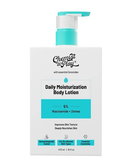 Buy Body Lotion for Dry and Normal Skin, with Niacinamide and Ceramide, For Deep Nourisht, Long Hydration and to Strengthen the Skin's Barrier in UAE